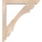 Ekena Millwork Olympic Slat Smooth Bracket w/ Offset Brace, Douglas Fir, 5 1/2"W x 34"D x 38"H BKT0604X34X38OLY06SDF - alternate 3